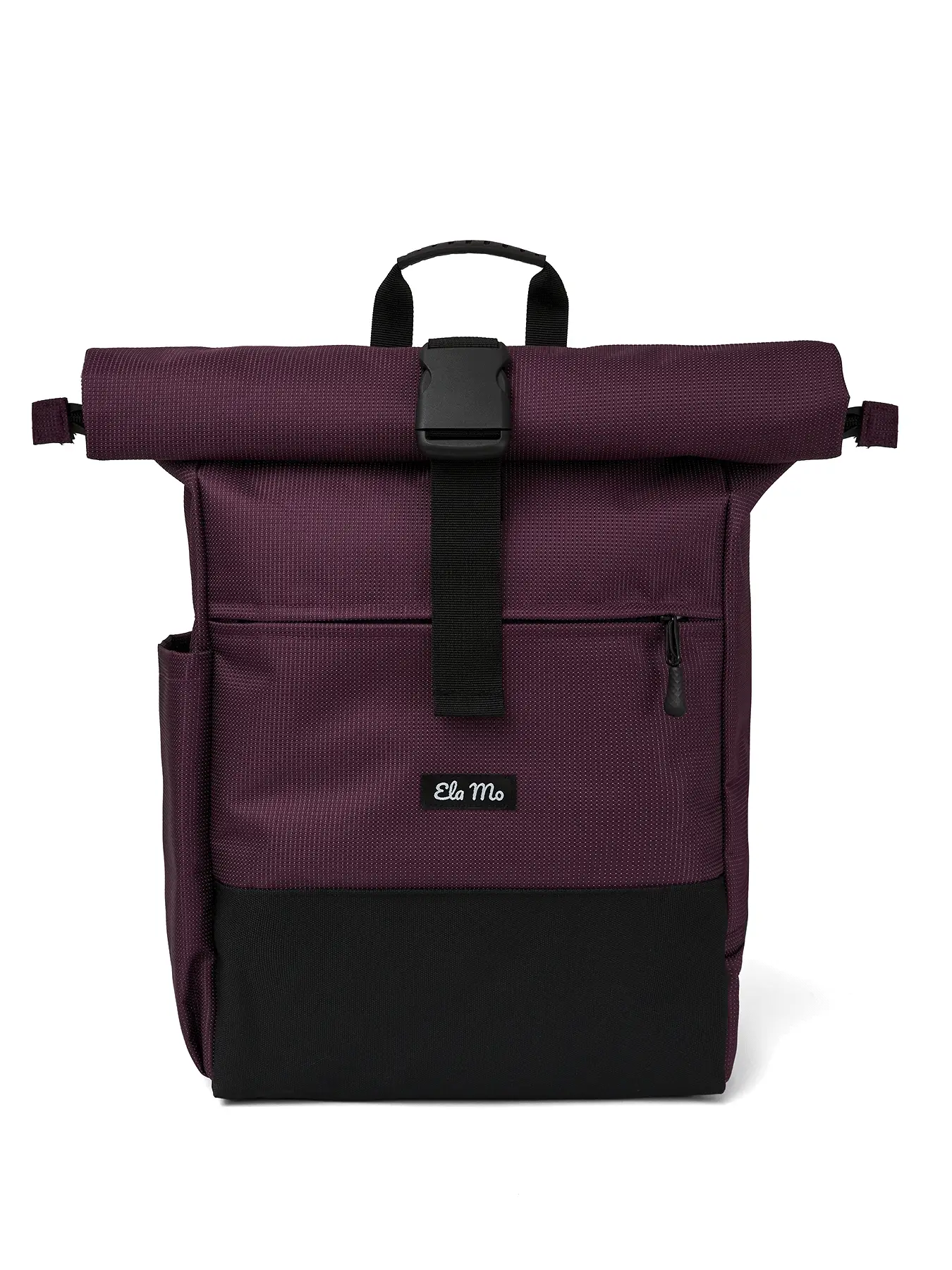 Ela Mo™ Rolltop Rucksack | Plum Reflective - Image 4