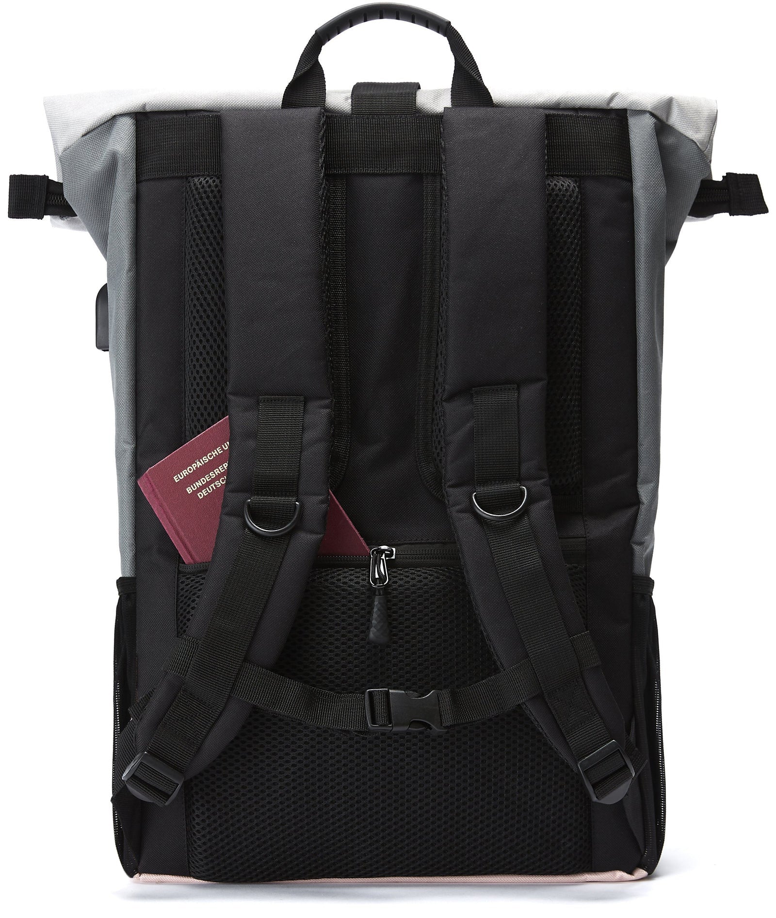 Ela Mo™ Rolltop Rucksack | Rose On Rocks - Image 7