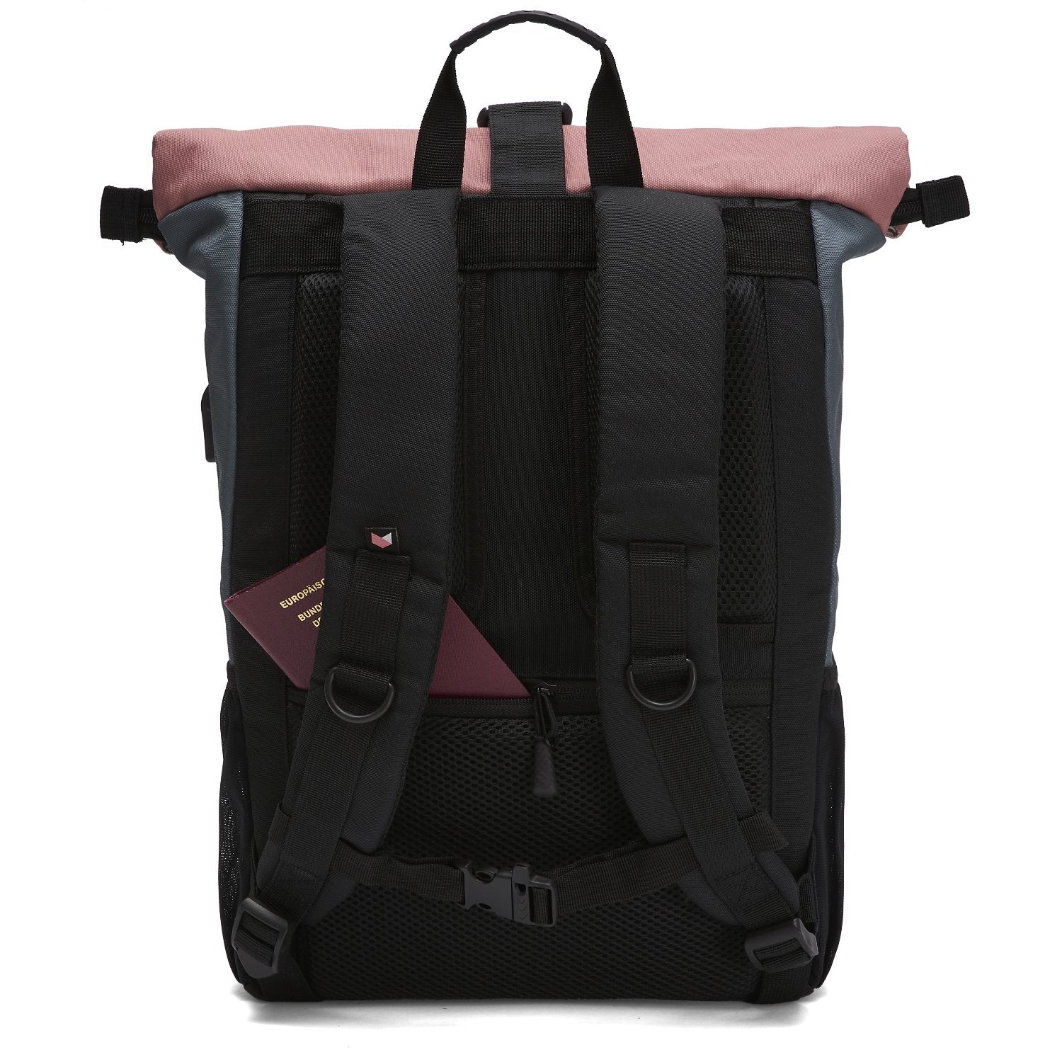 Ela Mo™ Rolltop Rucksack | Salmon - Image 4