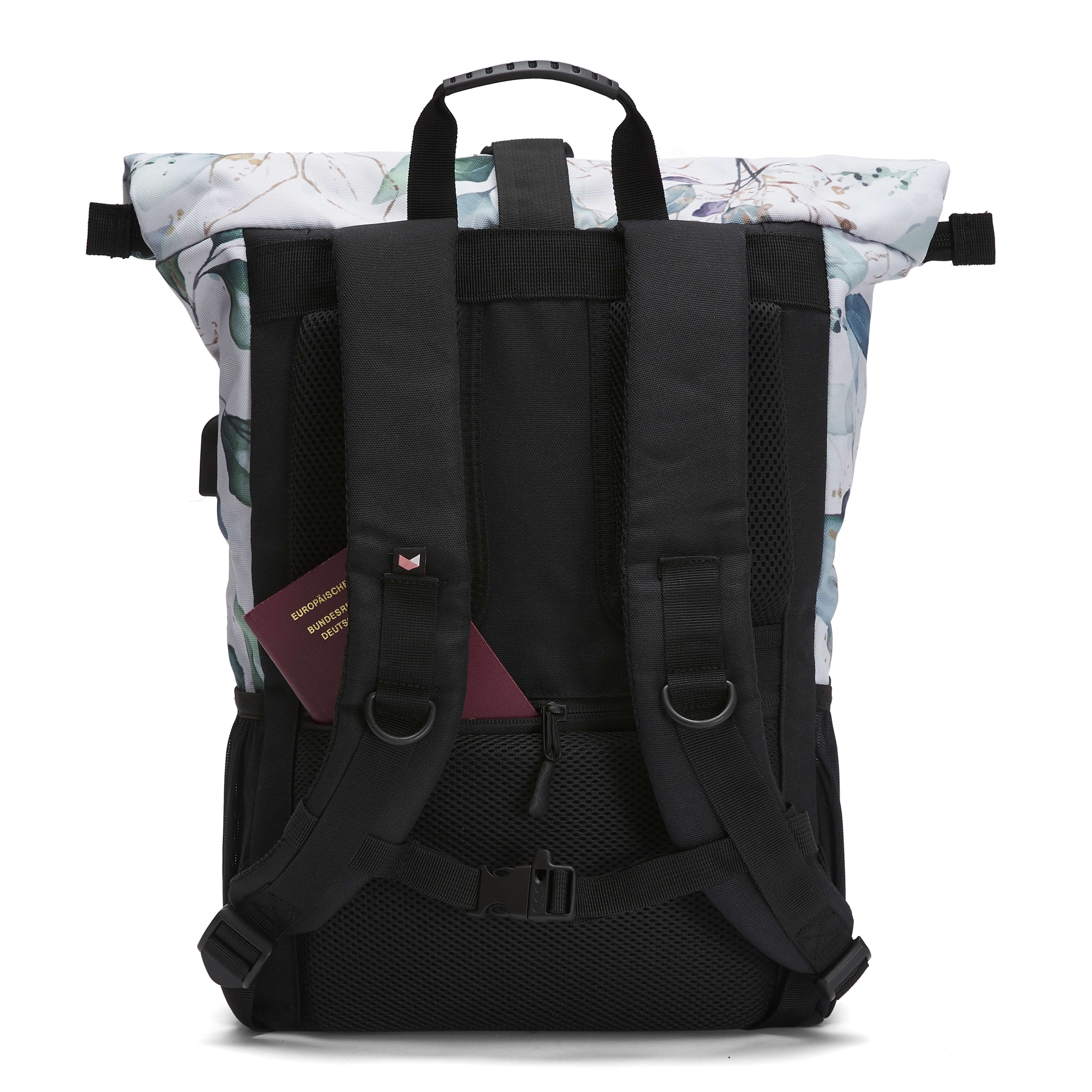 Ela Mo™ Rolltop Rucksack | Waterleaf Gold - Image 4